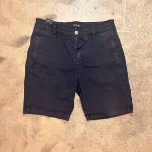 34 Heritage Shorts Mens 40 Beige Cotton Lyocell Stretch Chino Casual Flat Front